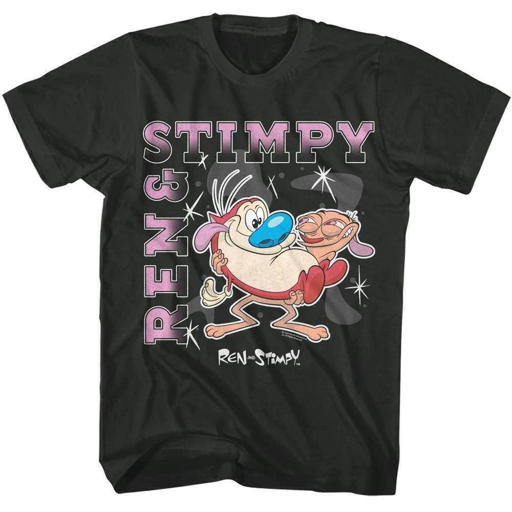 Ren And Stimpy Sparkling s Cartoon Retro Fan T-Shirt